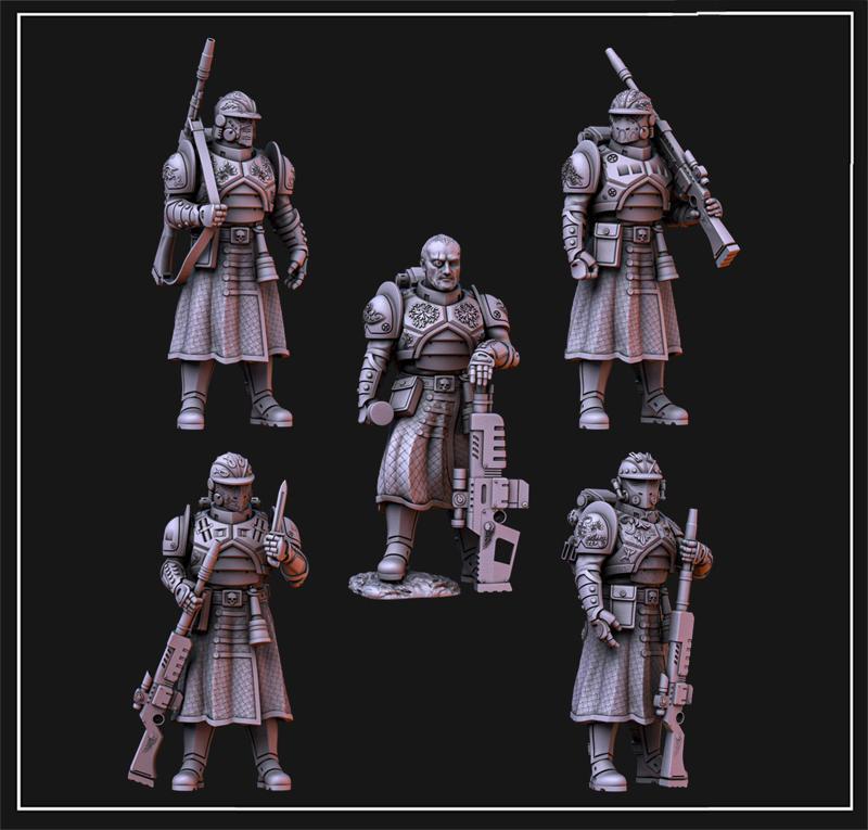 Sanctus Manipulus. Knights. New Sculpts