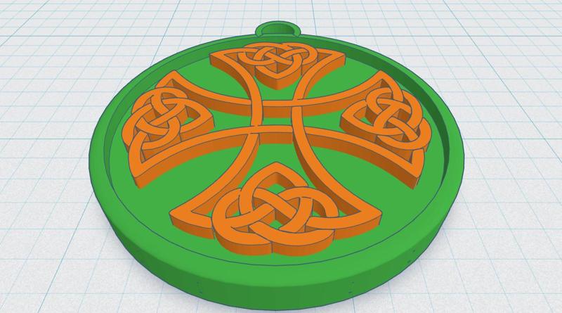 Celtic Round Cross 18