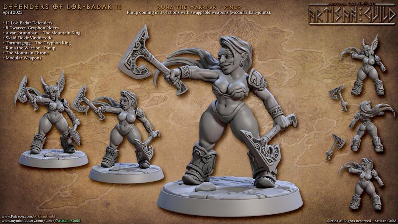 Runa the Warrior (Defenders of Lok-Badar II)