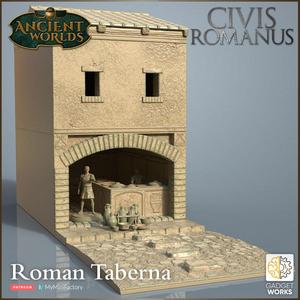 Roman taberna/tavern city building set