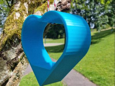 Heart Bird Feeder