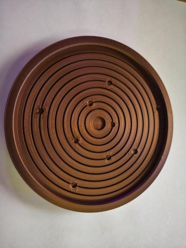 Solar System Inspired Plate Coaster - Pluto Edit