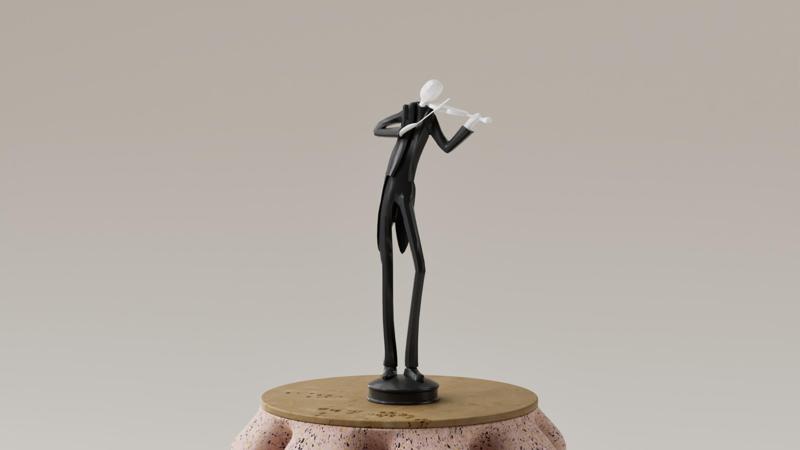 Sculpture - Violinist