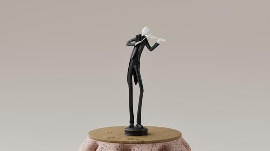 Sculpture - Violinist