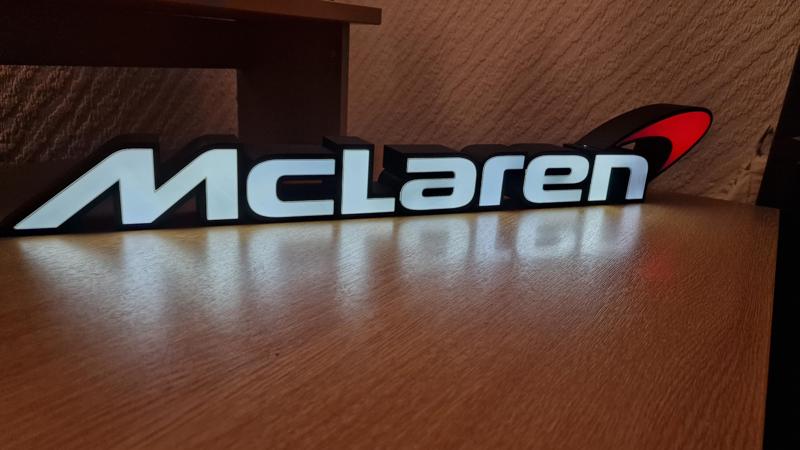 Mclaren light sign