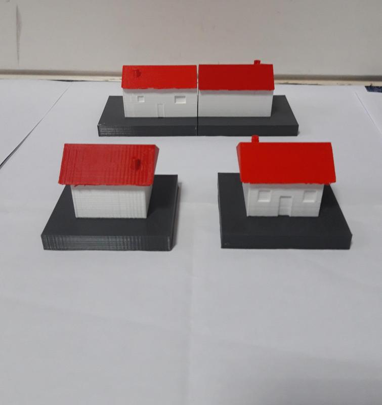 Modules aimantés de pâtés de maisons