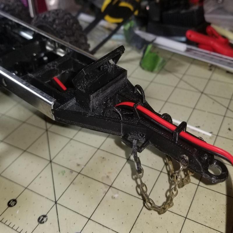 WPL 1/16 trailer A frame receiver
