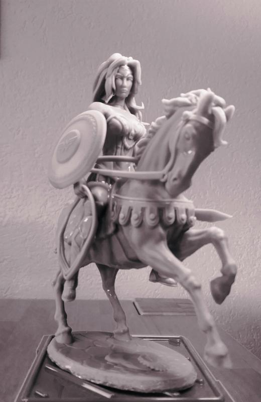 Wonder Woman on Horseback