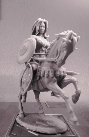 Wonder Woman on Horseback