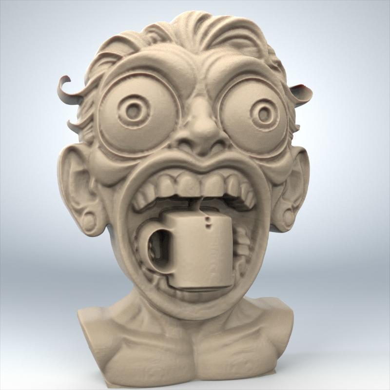 Bust Bas Relief - 2