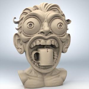 Bust Bas Relief - 2