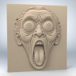 Bust Bas Relief - 8