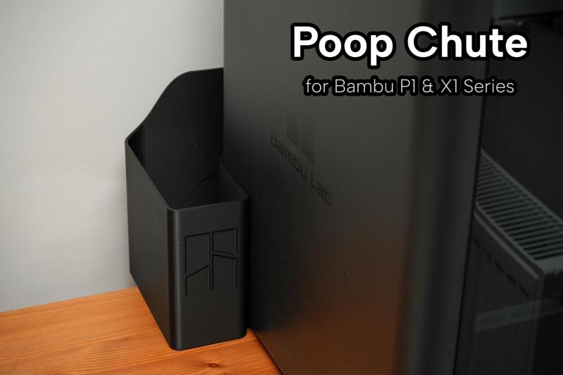 Poop Chute Bucket for Bambu P1 & X1 Series