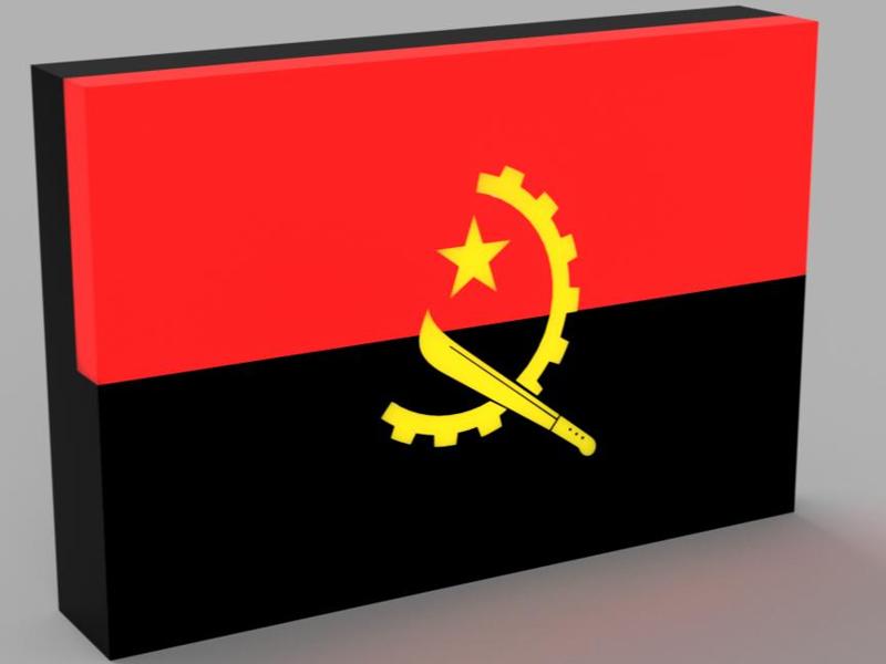World Flags - Angola LED Lamp