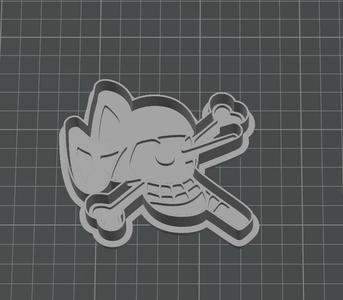 One Piece Usopp Pirate Cookie Cutter Flag