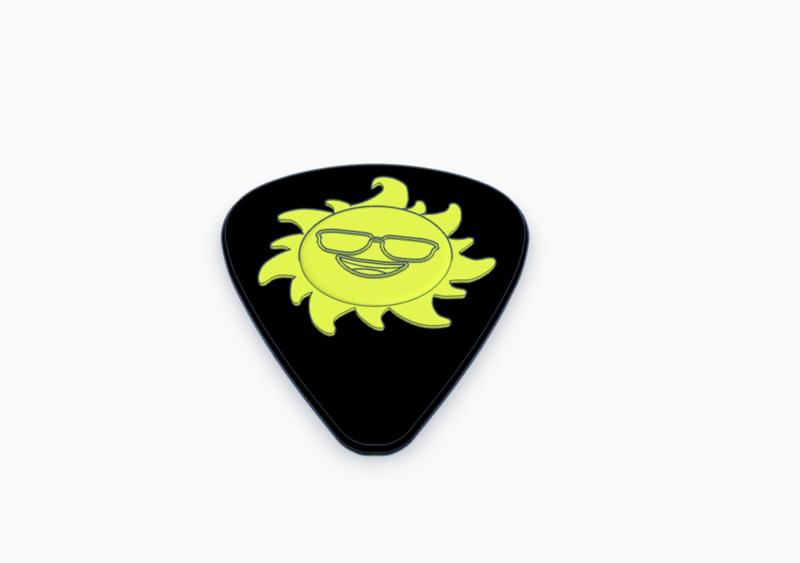 Chill Sun Guitar Pick