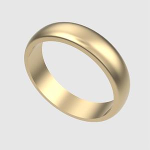 Classic Simple Wedding Band 3D print
