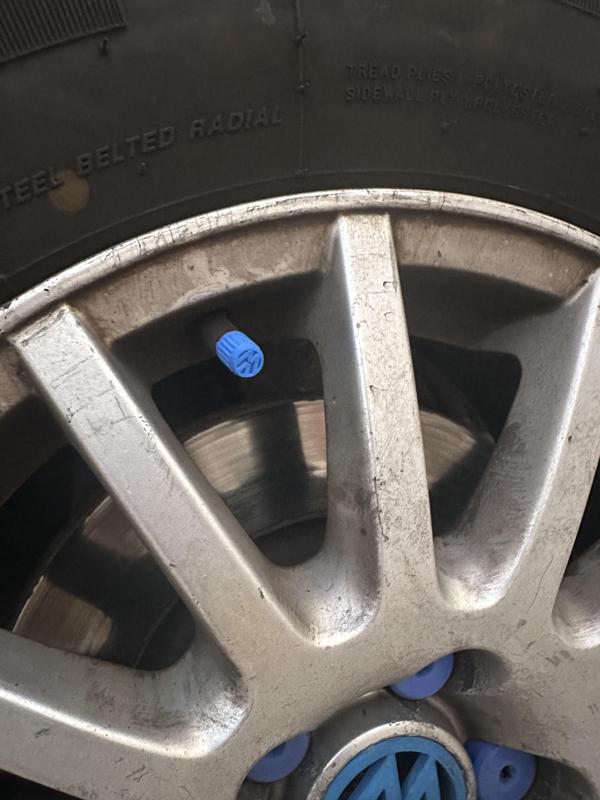 VW tire valve stem cap
