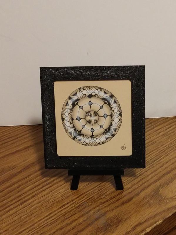 Frame for 3.5" art tiles