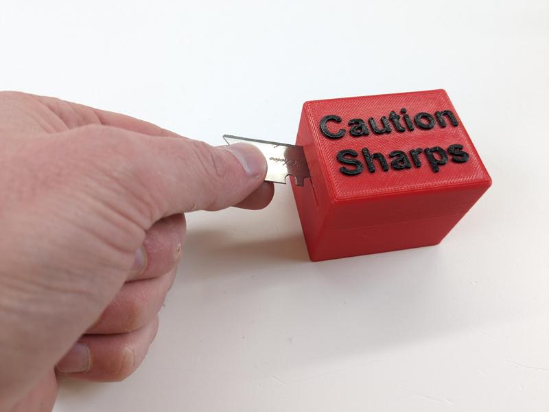 Sharps Container - no supports needed