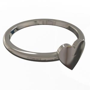 Heart Jewellery Ring 015 Chrome