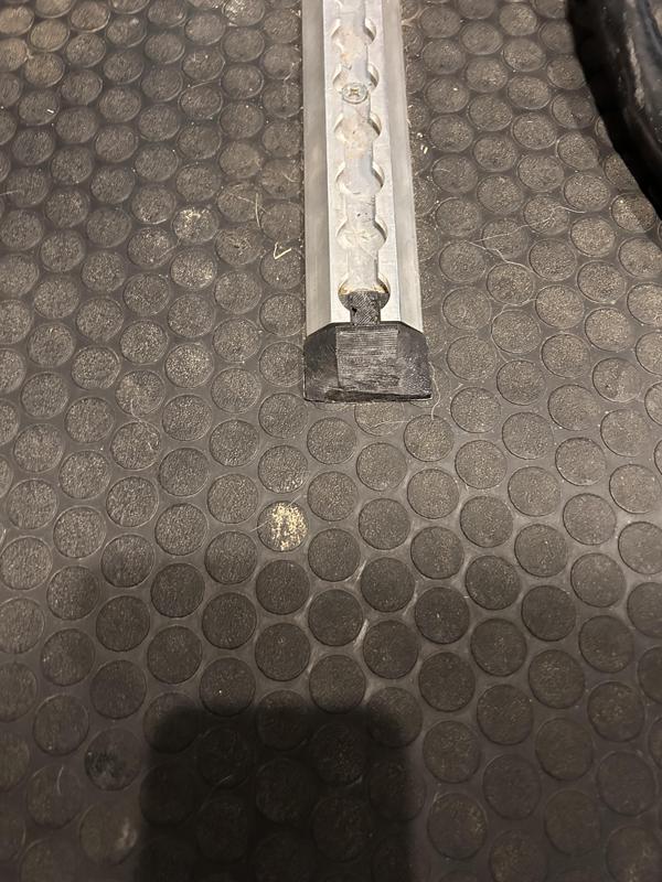 L Track beveled endcap