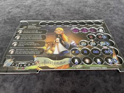 Wonderland's War Acrylic Overlays for Laser Cutting