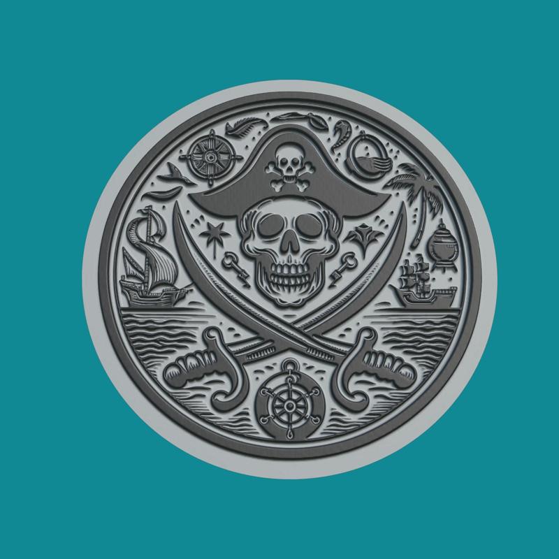 Pirate Medallion