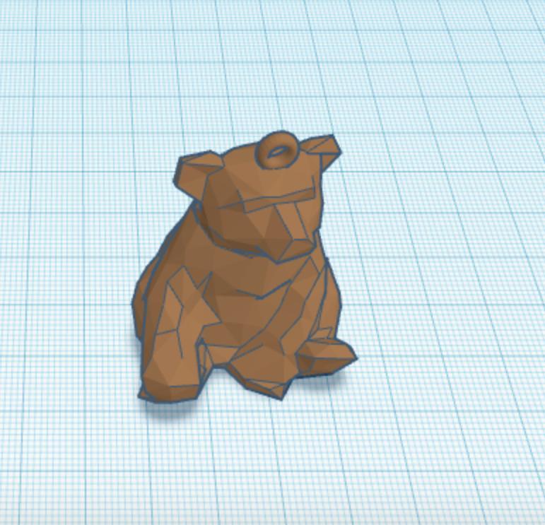 bear keychain