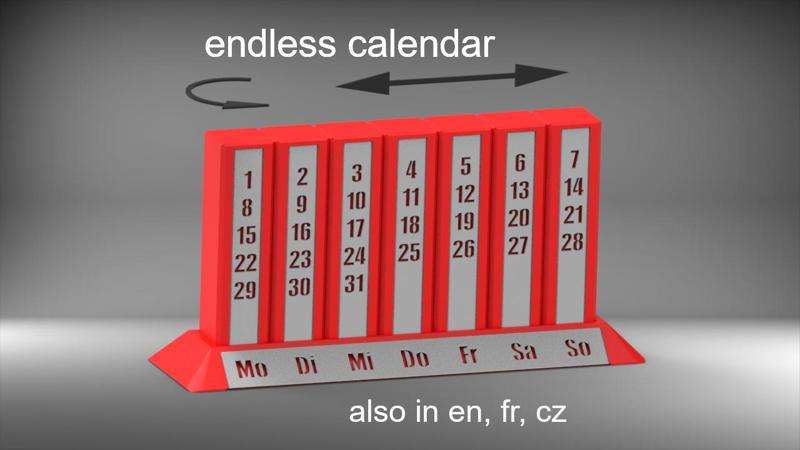 endless calendar