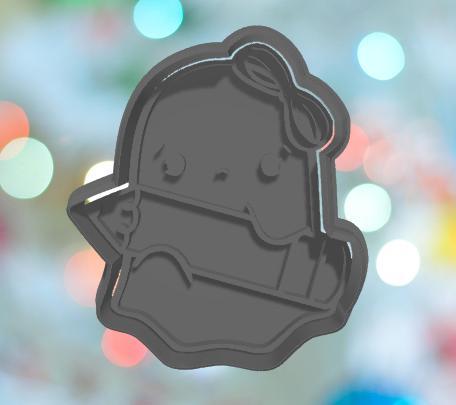 Halloween Ghost With Pencil Cookie Cutter