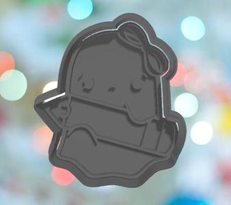 Halloween Ghost With Pencil Cookie Cutter