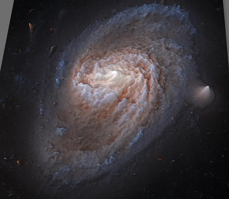 NGC 3583 GALAXY 3D SOFTWARE ANALYSIS