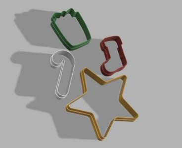 CHRISTMAS cookie cutters
