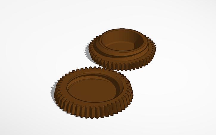 Peanut-Butter Cup Screw-Together box
