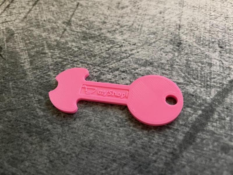 Shopping cart key / Jeton caddie myShopi