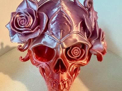 Rose skull