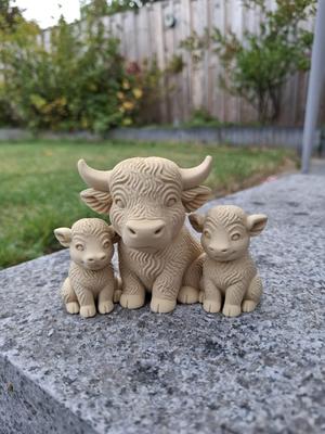 Highland Cuddle Crew — Mama & Calves Set