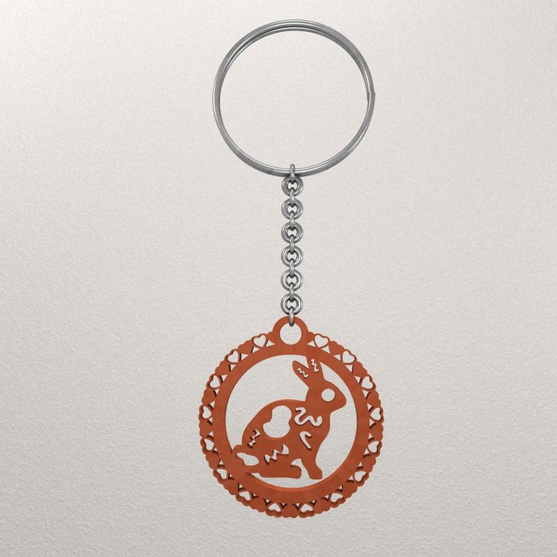 Rabbit Animal KeyChain KC1