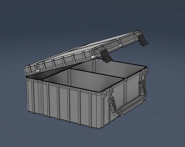 Rugged Tool Box - 3 in 1 Design