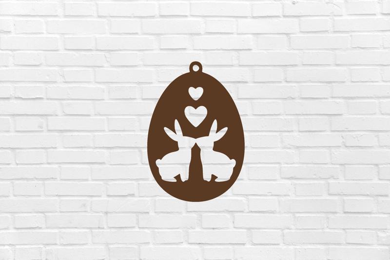 EASTER WALL DECORATION rabbit