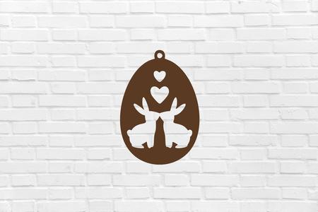 EASTER WALL DECORATION rabbit