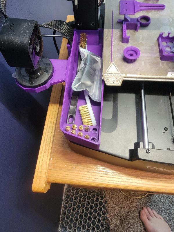 Ender 3 V3 SE Left Side Tray and Blink Cameral Holder