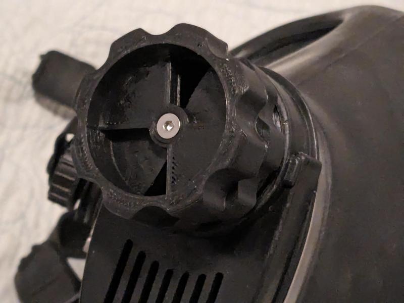 Adjustable Breath Control Valve for Gas Masks