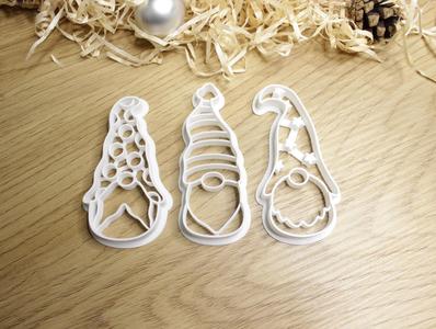 Gnomes Forms for cookies Christmas, New Year