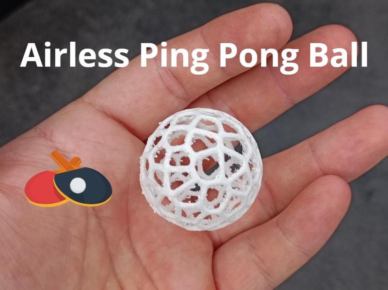 Airless Ping Pong Ball