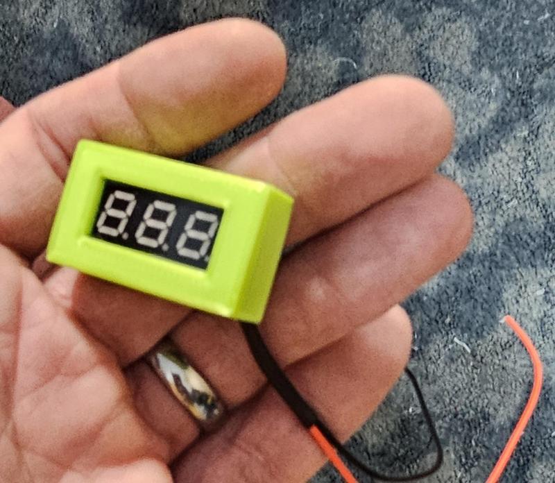 Mini 2 wire Volt meter