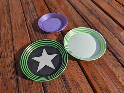 Simple flower pot coasters