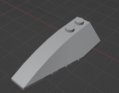 Lego compatible Wedge 6 x 2 Left 41748