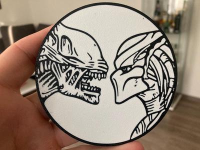 Alien vs predator coaster